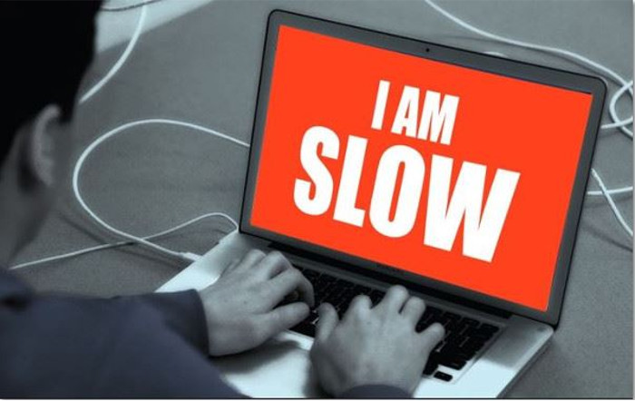 slow laptop computer